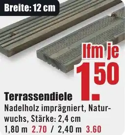 B1 Discount Baumarkt Terrassendiele Angebot