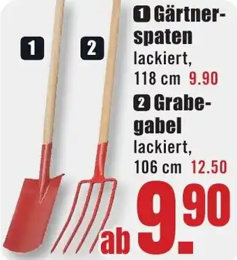 B1 Discount Baumarkt Gärtnerspaten Angebot