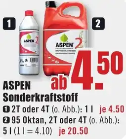 B1 Discount Baumarkt ASPEN Sonderkraftstoff Angebot