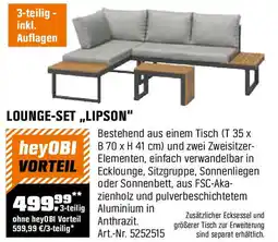 OBI LOUNGE-SET,,LIPSON" Angebot