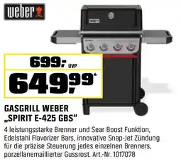 OBI GASGRILL WEBER ,,SPIRIT E-425 GBS" Angebot