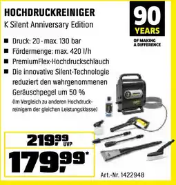 OBI KÄRCHER HOCHDRUCKREINIGER K Silent Anniversary Edition Angebot