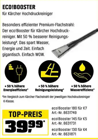 OBI KÄRCHER ECO!BOOSTER für Kärcher Hochdruckreiniger Angebot