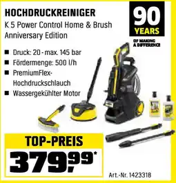 OBI KÄRCHER HOCHDRUCKREINIGER K 5 Power Control Home & Brush Anniversary Edition Angebot