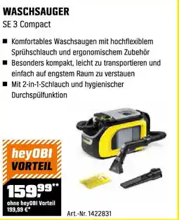 OBI KÄRCHER WASCHSAUGER SE 3 Compact Angebot