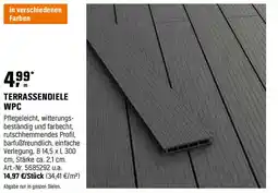 OBI TERRASSENDIELE WPC Angebot