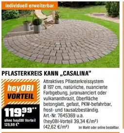 OBI PFLASTERKREIS KANN,,CASALINA" Angebot