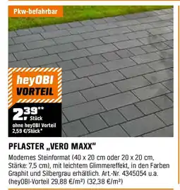 OBI PFLASTER,,VERO MAXX" Angebot