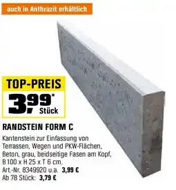 OBI RANDSTEIN FORM C Angebot