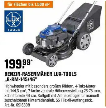 OBI BENZIN-RASENMÄHER LUX-TOOLS ,,B-RM-145/46" Angebot