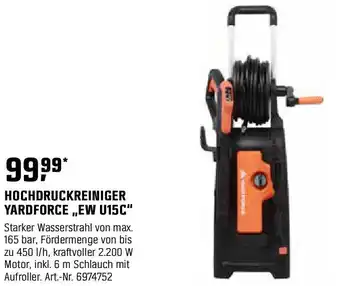 OBI HOCHDRUCKREINIGER YARDFORCE,,EW U15C" Angebot