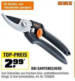 OBI OBI GARTENSCHERE Angebot