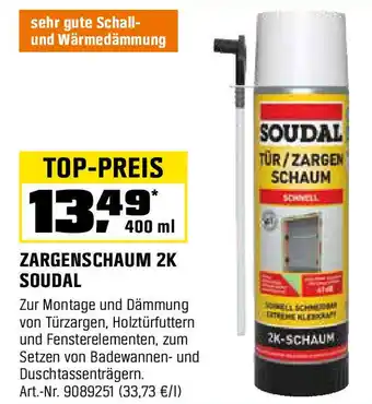 OBI SOUDAL ZARGENSCHAUM 2K Angebot