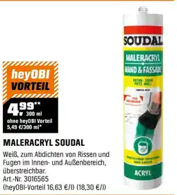 OBI MALERACRYL SOUDAL Angebot