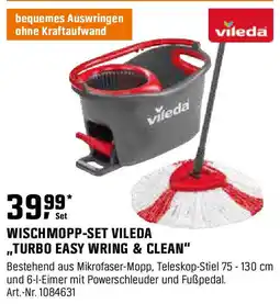 OBI WISCHMOPP-SET VILEDA ,,TURBO EASY WRING & CLEAN" Angebot