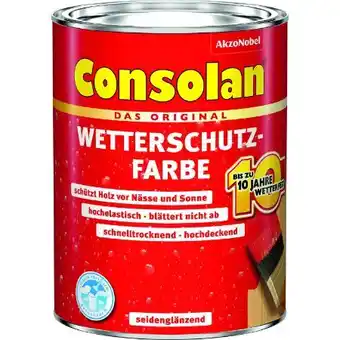 toom Baumarkt Consolan Wetterschutz-Farbe Angebot