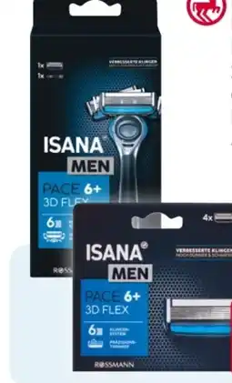 Rossmann Isana men Pace 6+ Rasierer Angebot