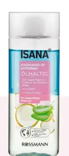 Rossmann Isana Ölhaltiger Augen Make-up Entferner Angebot