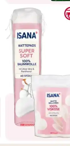 Rossmann Isana Soft Wattepads Angebot