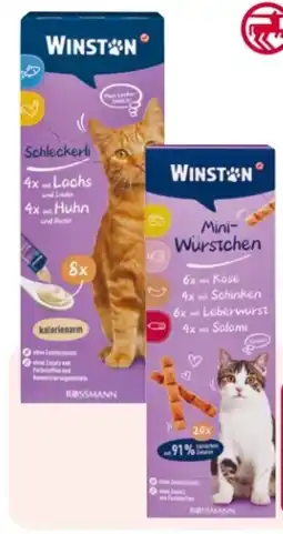 Rossmann Winston Katze Schleckerli Angebot