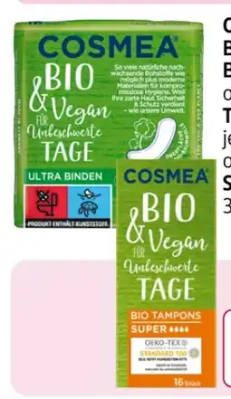 Rossmann Cosmea Bio & Vegan Binden Angebot