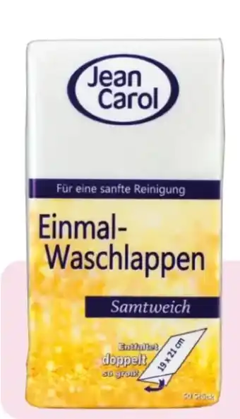 Rossmann Jean Carol Einmalwaschlappen Angebot