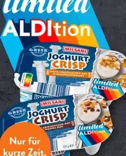 Aldi Süd Milsani Joghurt Crisp Angebot