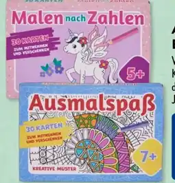 Aldi Süd Ausmalkarten Box Angebot