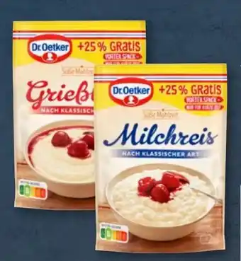 Aldi Süd Dr. Oetker Süße Mahlzeit Milchreis Nach Klassischer Art Angebot