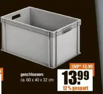 V Baumarkt ALUTEC Universal-Kunststoffbehälter für Profis Angebot