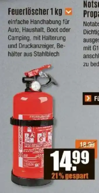 V Baumarkt Feuerlöscher Angebot