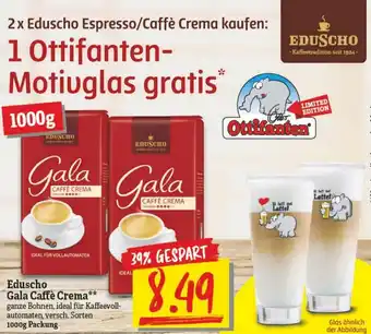 NP Discount Eduscho Gala Caffee Crema 1000g Angebot