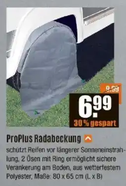 V Baumarkt ProPlus Radabeckung Angebot