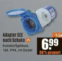 V Baumarkt Adapter CEE nach Schuko Angebot