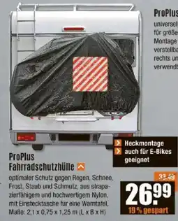 V Baumarkt ProPlus Fahrradschutzhülle Angebot