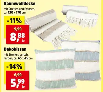 Thomas Philipps Baumwolldecke oder dekokissen Angebot