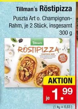 Zimmermann Tillman's röstipizza Angebot