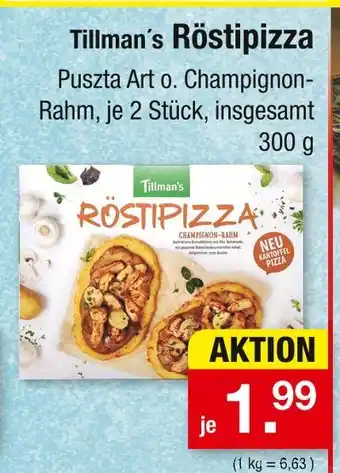 Zimmermann Tillman's röstipizza Angebot