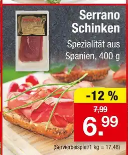 Zimmermann Proquesa serrano schinken Angebot