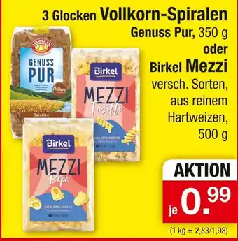 Zimmermann 3 glocken oder birkel vollkorn-spiralen mezzi Angebot