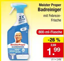 Zimmermann Meister proper badreiniger Angebot