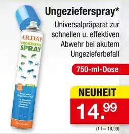 Zimmermann Ardap ungezieferspray Angebot