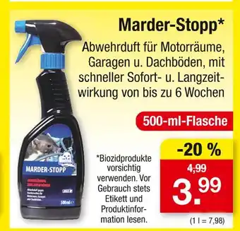 Zimmermann Marder-stopp abwehrduft Angebot