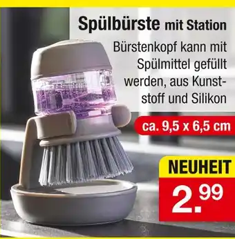 Zimmermann Spülbürste mit station Angebot