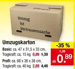 Zimmermann Umzugskarton Angebot