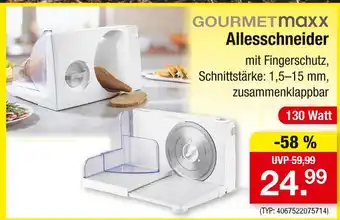 Zimmermann Gourmetmaxx allesschneider Angebot