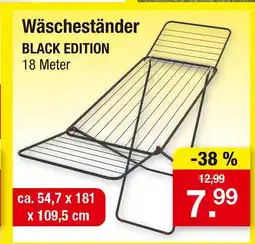 Zimmermann Black edition wäscheständer Angebot