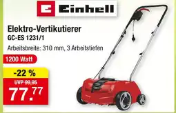 Zimmermann Einhell elektro-vertikutierer Angebot