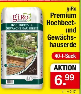 Zimmermann Giro premium hochbeet- und gewächshauserde Angebot