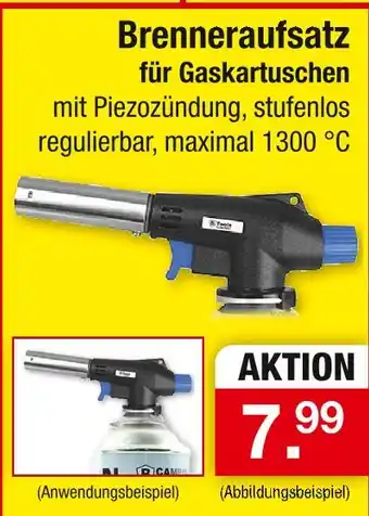 Zimmermann Tecline brenneraufsatz für gaskartuschen Angebot